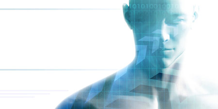 Digital Background Internet Concept as a Artの写真素材