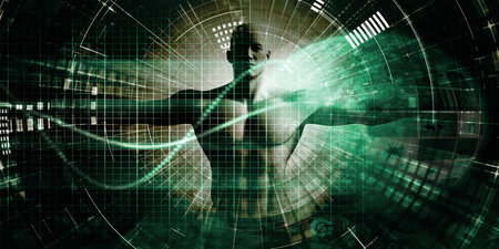 Ai In Biomechanics And Future Healthcare Science Technologyの写真素材