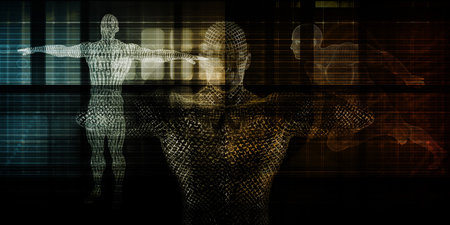 Gene Therapy And Biotechnology Revolution In Medicineの写真素材