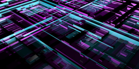 Digital Background With Abstract Futuristic Technology Conceptの写真素材