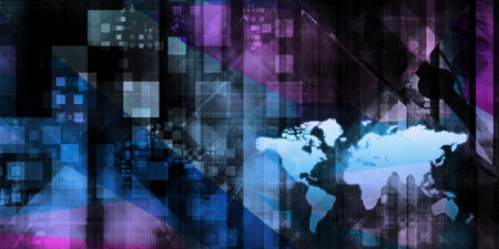 Data Mining With 3d Worldwide Global Datasetの写真素材