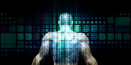 Digital Business Intelligence Through Technological Human Representationの写真素材