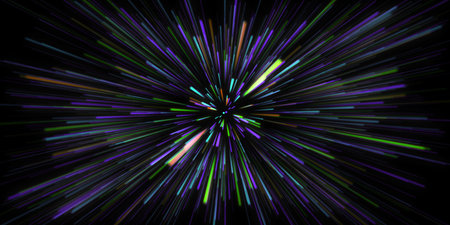 Speeding Background Concept Similar to Space Travel