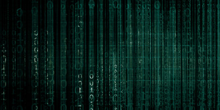 Engineering Technology Solutions Presentation Abstract Background Artの写真素材