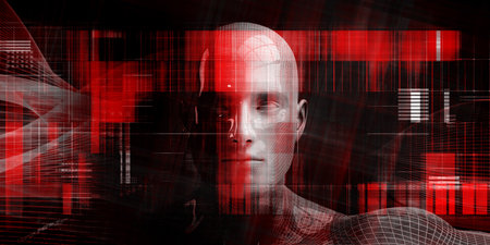 Advanced Digital And Neural Futures Shaped By Creative Systems Innovationの写真素材