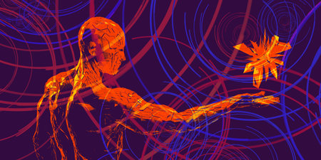 Technology Infrasctucture and Overview as a Artの写真素材