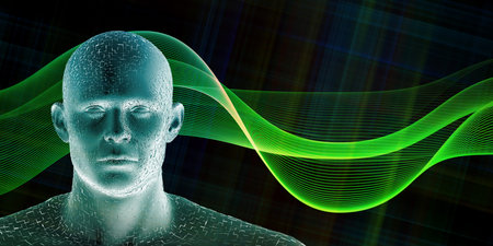 Statistical Analysis Background Demonstrating Algorithmic Pattern Recognition Technology