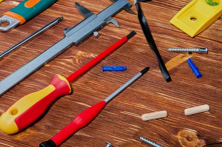 A set of working tools to perform various works at home
