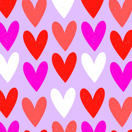 Colorful hearts backgroundのイラスト素材