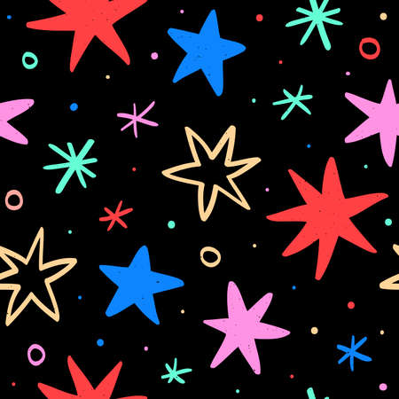 Christmas pattern with stars