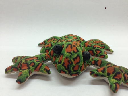 Green toy frogの素材