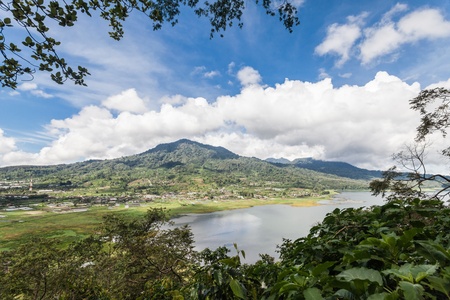 Holiday in Bali, Indonesia - Lake Beratan Beautiful Viewの写真素材