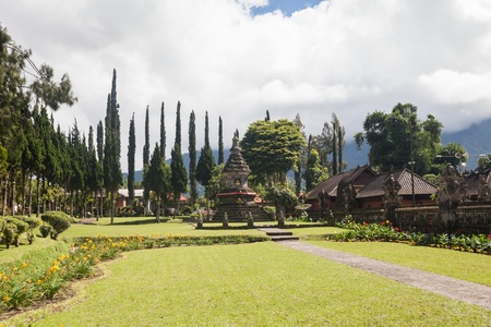 Holiday in Bali, Indonesia - Ulundanu Temple and Lake Beratanの写真素材