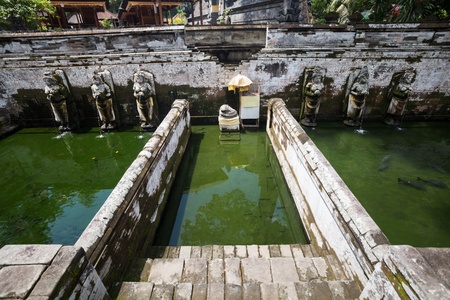 Holiday in Bali, Indonesia - Goa Gajah Templeの写真素材