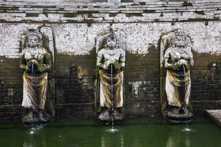 Holiday in Bali, Indonesia - Goa Gajah Templeの写真素材