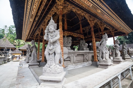 Holiday in Bali, Indonesia - Tirta Empul Holy Waterの写真素材