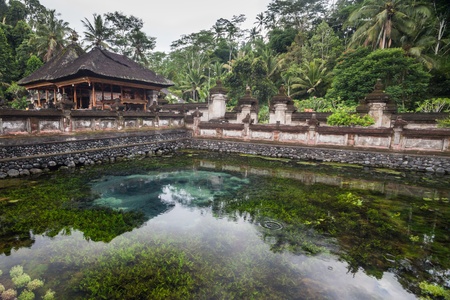 Holiday in Bali, Indonesia - Tirta Empul Holy Waterの写真素材