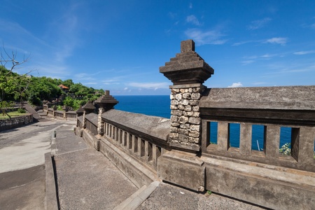 Holiday in Bali, Indonesia - Uluwatu Temple and Beautiful Cliffの写真素材