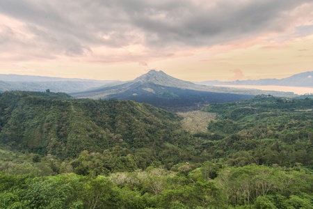 Holiday in Bali, Indonesia - Kintamani Volcanoの写真素材