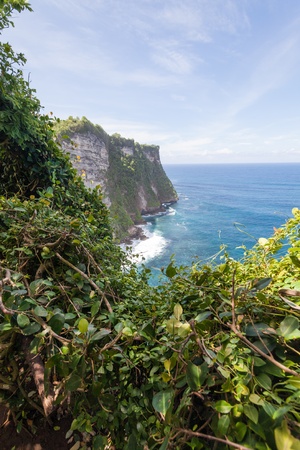 Holiday in Bali, Indonesia - Uluwatu Temple and Beautiful Cliffの写真素材