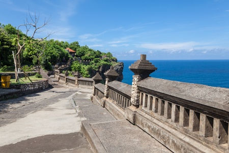 Holiday in Bali, Indonesia - Uluwatu Temple and Beautiful Cliffの写真素材