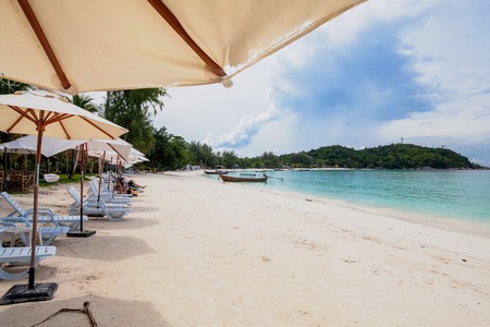 Holiday in Thailand - Beautiful island of Koh Lipe with sandy beachesの写真素材