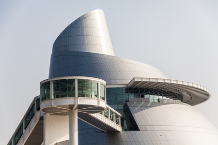 Taipa, Macau - February 2, 2015: Macao Science Center is a science center in Macau, China. The project to build the science center was conceived in 2001 and completed in 2009 MGM Hotelのeditorial素材