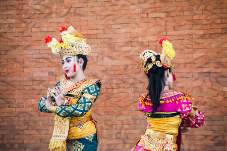 BALI, INDONESIA, April 2016: Daily Garuda Wisnu Kencana Cultural Park Dance Performance, Indonesia Cultural Danceのeditorial素材