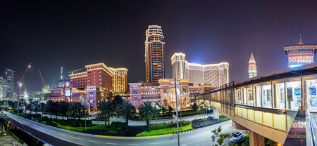 Taipa, Macau - February 4, 2015:  Sands Cotai Central is a casino resort on the Cotai Strip,...