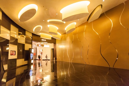 Taipa, Macau - February 4, 2015:  City of Dreams is a resort and casino along the Cotai Strip in the Cotai reclamation area in Macau, China. It is built, owned and managed by Melco Crown Entertainment, formerly known as Melco PBL Entertainmentのeditorial素材