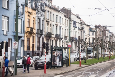 Brussels, Belgium, 3 December 2014: Brussels, officially the Brussels-Capital Region, is a region of Belgium comprising 19 municipalities, including the City of Brussels which is the de jure capital of Belgium.のeditorial素材