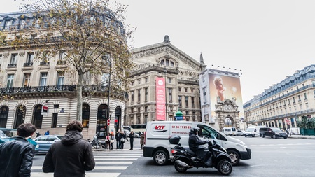 Paris France, November 2014: Holiday in France with tourist
