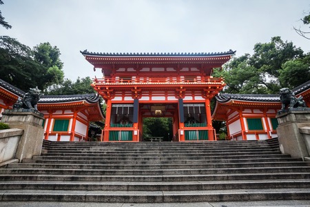 Summer Autumn Transit in Yasaka Shrine, Kyotoのeditorial素材