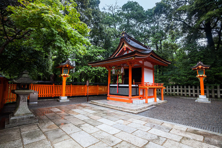 Raining day in Fushimi Inari Shrine, Kyoto, Japanのeditorial素材