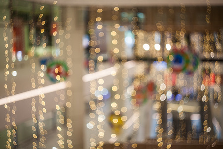 Out of focus swirly bokeh for backgroundの写真素材