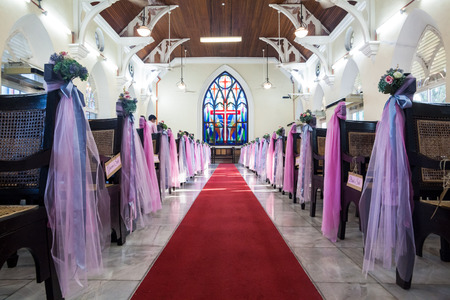 Georgetown, Penang - November 19, 2016 : Penang Wesley Methodist Church is one of the oldest churches in the country.  It has been around for more than a century which possibly dates back to 1891.のeditorial素材