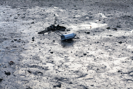 Close up view of mud texture for blur backgroundの写真素材