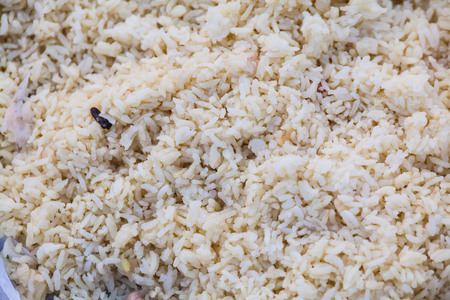 Close up view of rice texture for blur backgroundの写真素材