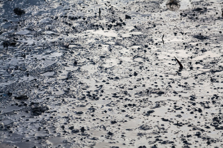 Close up view of mud texture for blur backgroundの写真素材