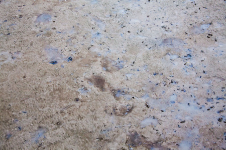 View of blurry mud texture used for clay mask in beauty productsの写真素材
