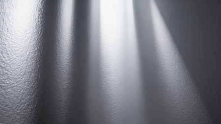Light beams on textured wall surfaceの素材
