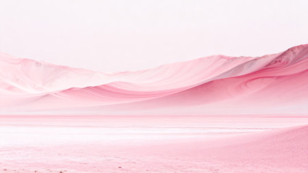 Pink sand dune in Death Valley National Park, California, USAの素材