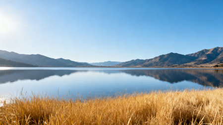Panoramic view of Lake Tekapo, South Island, New Zealandの素材