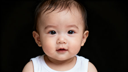 portrait of a babyの素材