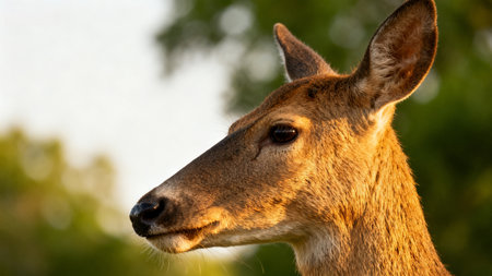 twen of a deers headの素材