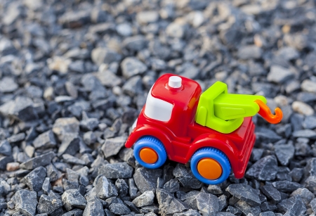 Toy truck craneの写真素材