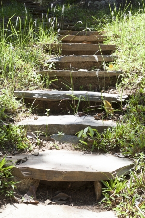 Old stone stairs.の写真素材