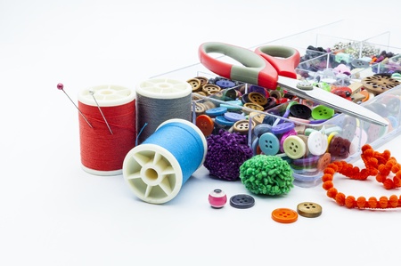 Element for handmade crazy doll.の写真素材