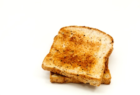 Toasted bread for breakfast 