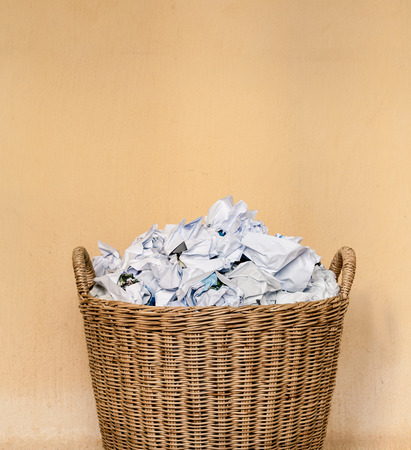 The Fully trash of paper for recycle の写真素材